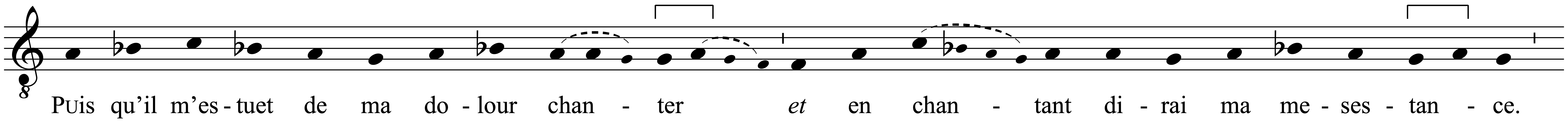 Work musical notation